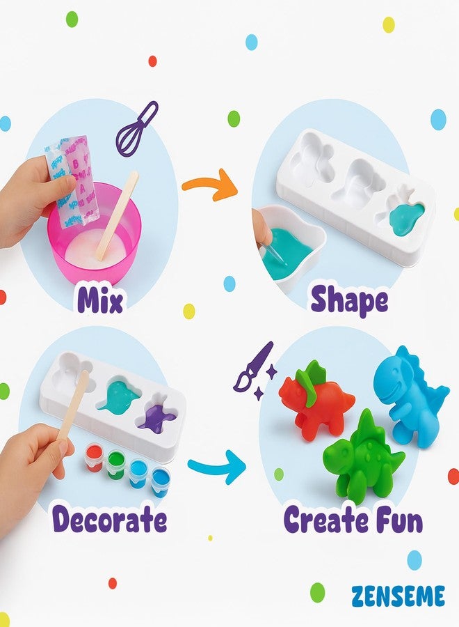 ZenseMe Squishy Making Kit - Squishy Maker Kit with Mobile APP - Fun Craft Activity to Make Your Own Squishies for Bath Time | Promotes Sensory Play - Image 2